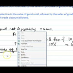 Class XI Financial Accounting Chapter 8 Journal Entry Discount