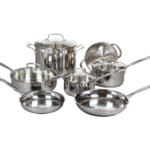 Cuisinart Chef s Classic 11 Pc Stainless Steel Cookware Set Eyedesignla