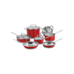 Cuisinart Chef s Classic Color Series 11 pc Stainless Steel Cookware