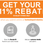 Home Depot 11 Rebate Guide