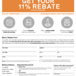 Home Depot Rebate Form Printable Rebate Form