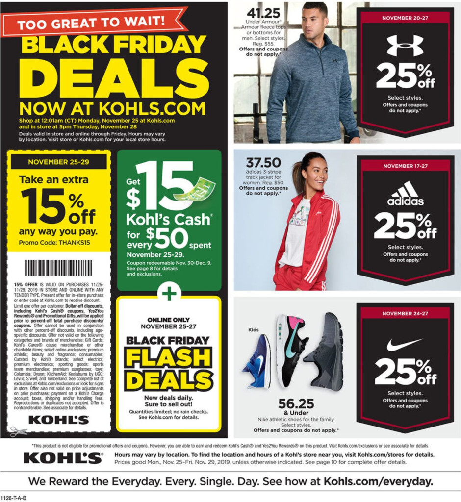 Kohl s Black Friday Ad 2019 Current Weekly Ad 11 25 11 29 2019 12 