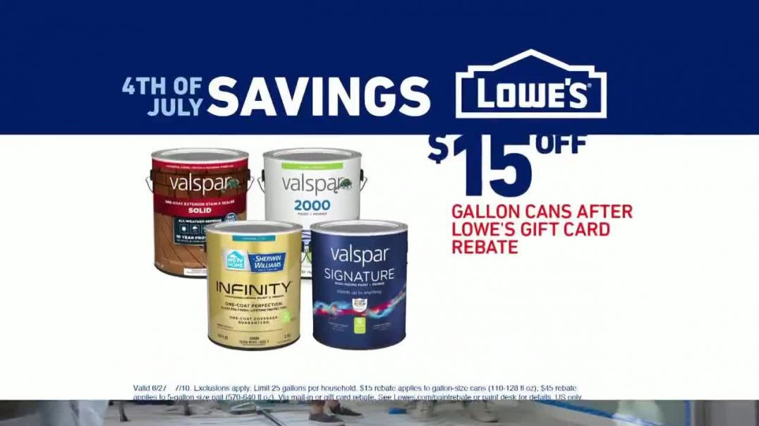 Lowes 4th Of July Paint Rebate Painting