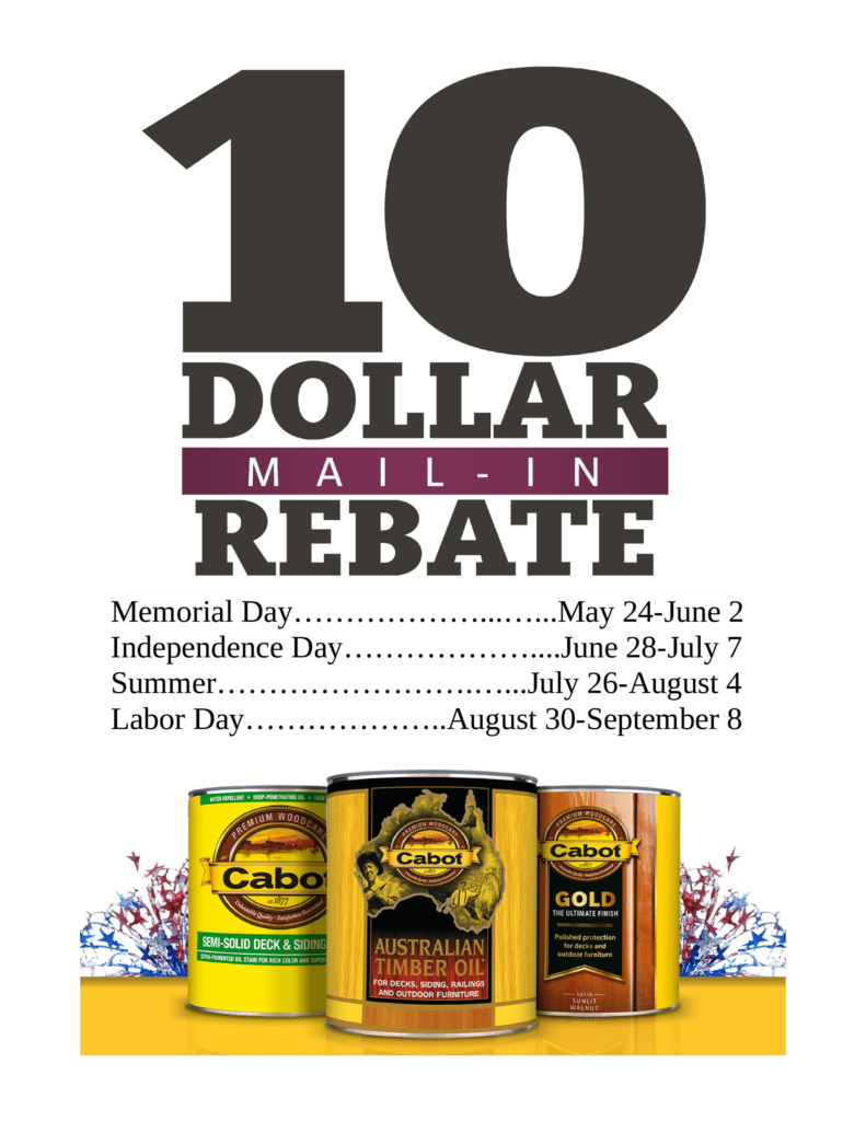 Lowes Cabot Stain Rebate August 2022 Lowesrebate