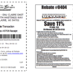 Menards 11 Rebate Form Download MenardsRebate Form