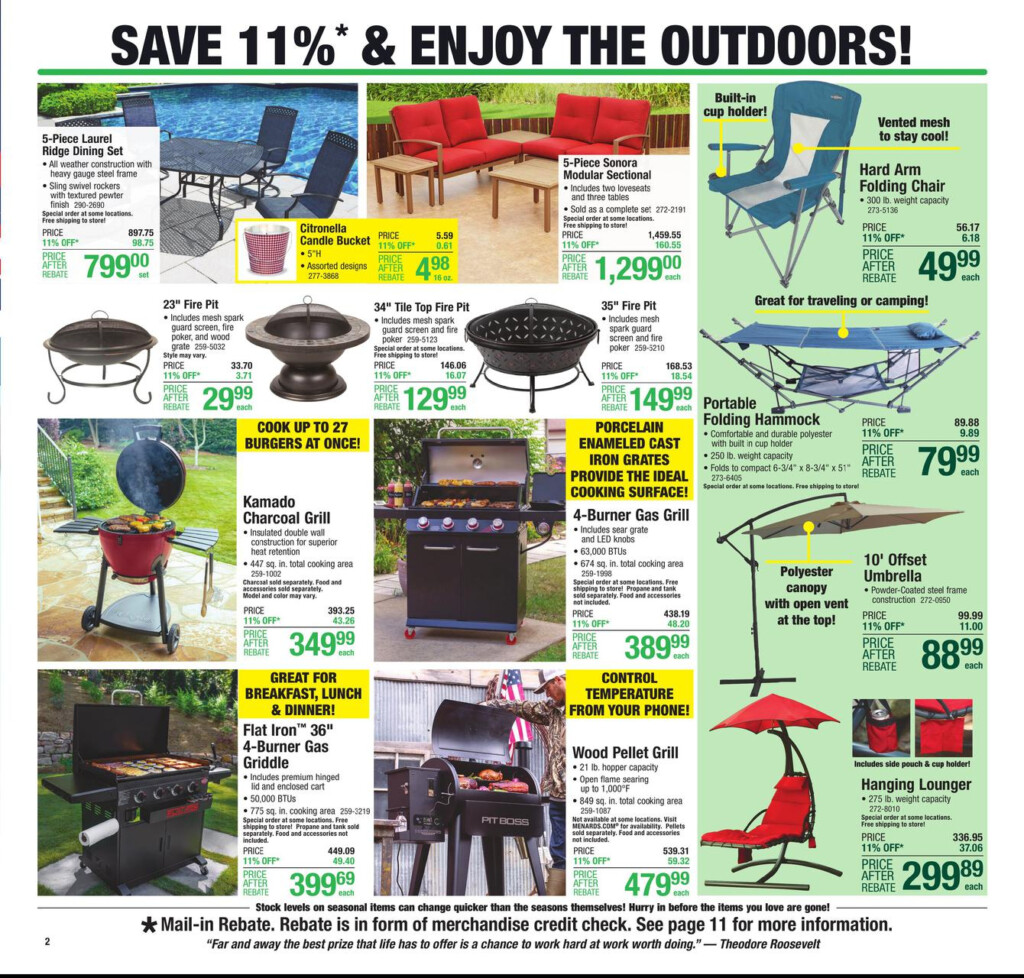 Menards 11 REBATE SALE Jun 29 Jul 10 2022 