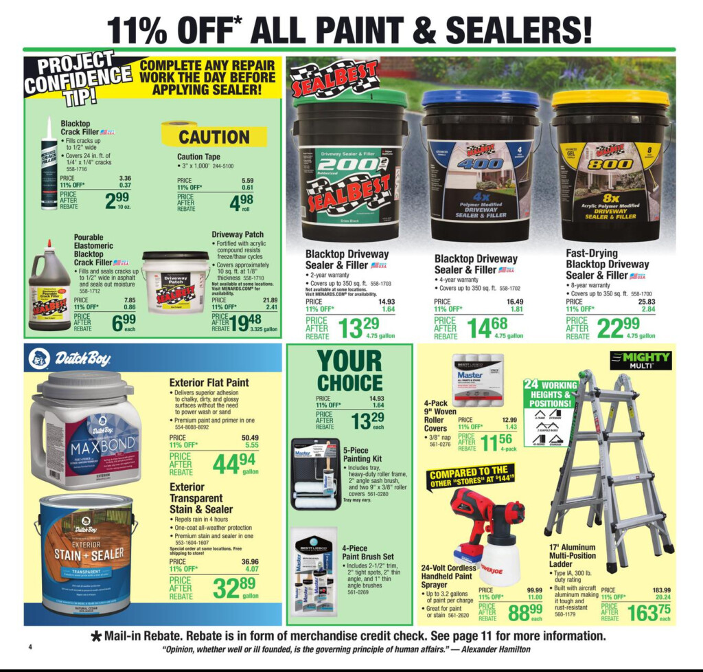 Menards 11 REBATE SALE Jun 29 Jul 10 2022 