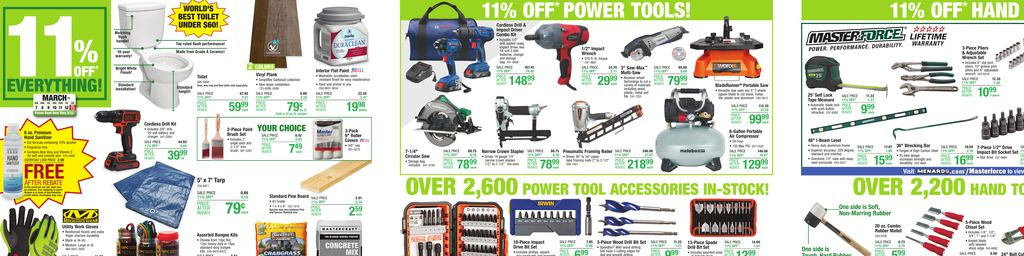 Menards 11 Rebate Sale Mar 07 To Mar 13