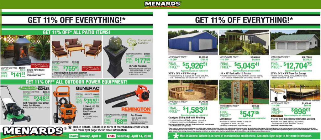 Menards April 2021 Coupons And Promo Codes 