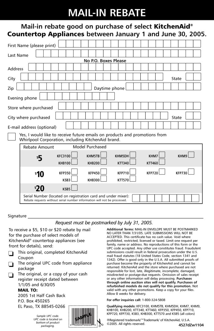 Printable Rebate Forms Submited Images Carfare me 2019 2020