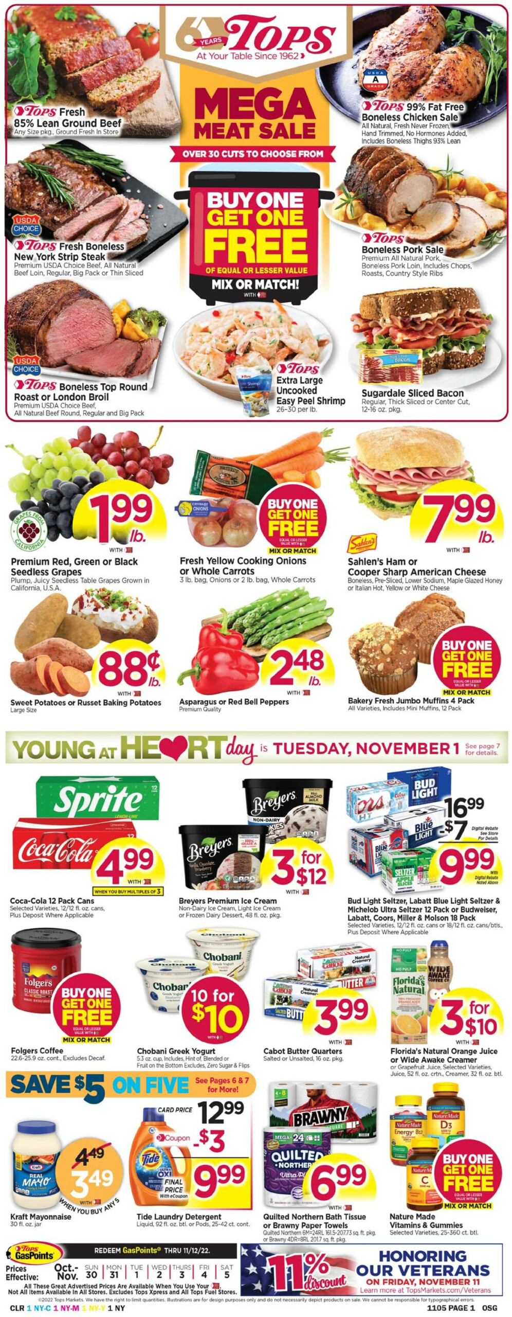 Tops Friendly Markets Current Weekly Ad 10 30 11 05 2022
