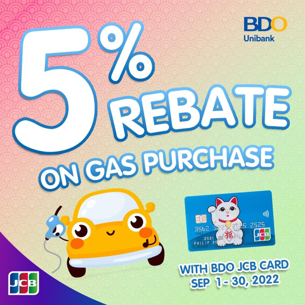 BDO JCB GAS REBATE PROMO JCB Campaign Other JCB Special Offers