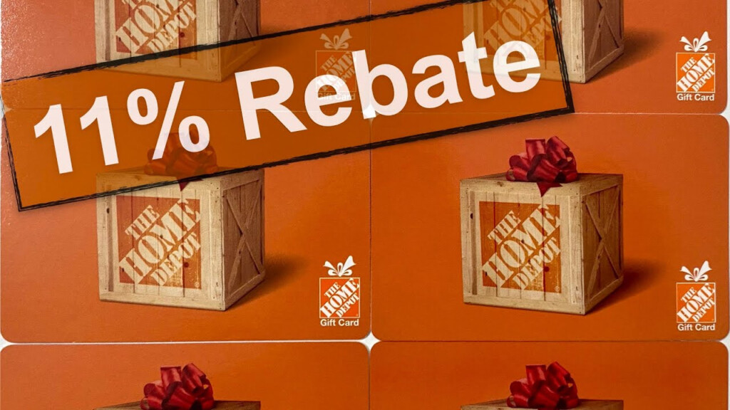 HOME DEPOT 11 Off Rebate YouTube