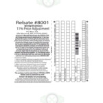 Menards 11 Price Adjustment Rebate 8001 Purchases 1 27 Printable