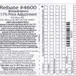 Menards 11 Price Adjustment Rebate Struggleville Printable Form 2021