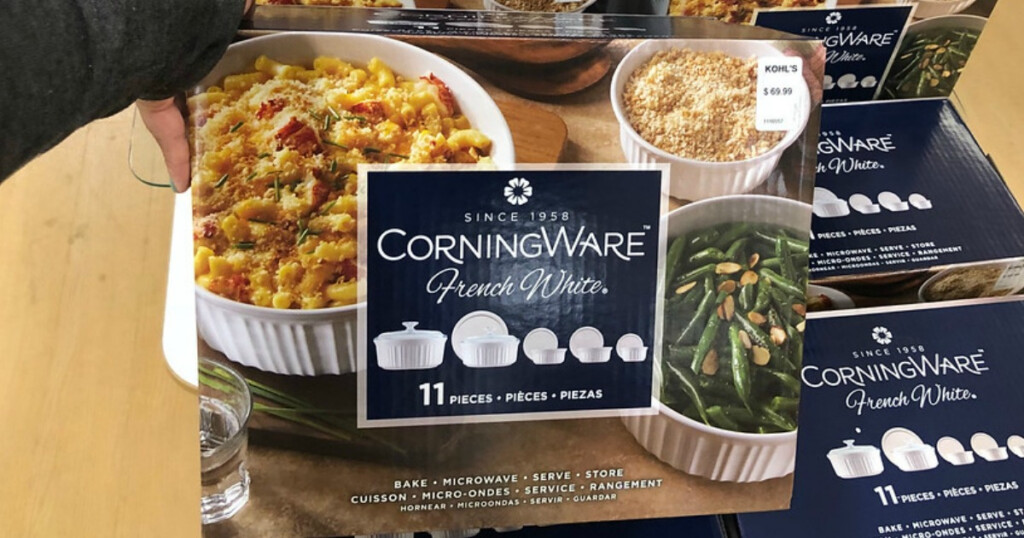 CorningWare 11 Piece French White Serveware Set Only 15 49 After 