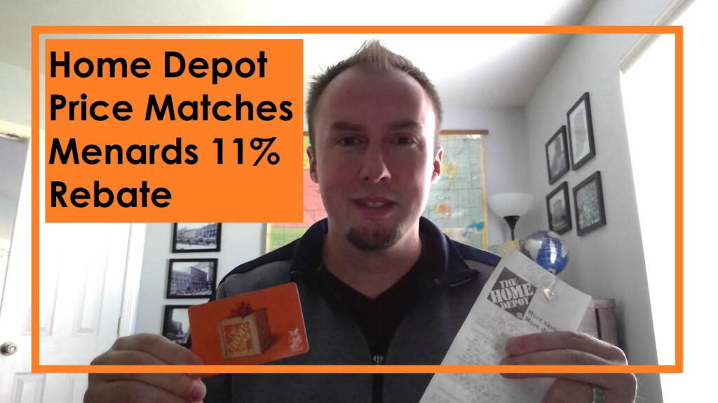 HOW TO GET HOME DEPOT TO MATCH MENARDS 11 REBATE YouTube 11Rebate