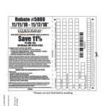 Menard Rebate Form 5088 Printable Form 2022