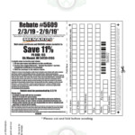 Menards 11 Percent Rebate Dates 2023 MenardsRebate Form