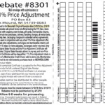 Menards 11 Price Adjustment Rebate 8301 Purchases 3 10 Printable