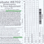 Menards 11 Price Adjustment Rebate 8702 Purchases 10 Printable