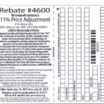 Menards 11 Price Adjustment Rebate Struggleville Printable Form 2021