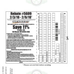 Menards 11 Rebate 5609 Purchases 2 3 19 2 9 19