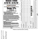 Menards 11 Rebate Form 4468 MenardsRebateForms