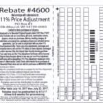 Menards 11 Rebate Price Adjustment Form 2023 MenardsRebate Form