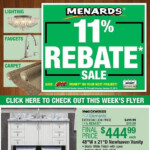 Menards Get An 11 Rebate On Everything This Week Milled