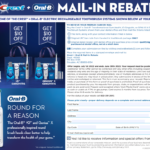 Oral B Rebate 2023 Get Money Back On Your Toothbrush Purchase