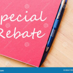 Special Rebate Write On Notebook Stock Photo Image Of Banknotes Fund
